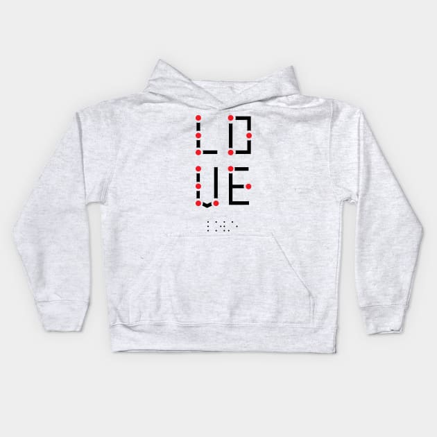 Love Kids Hoodie by Allbestshirts